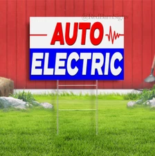 Auto Electric Yard Sign with Optional Sizes (Made in the USA)