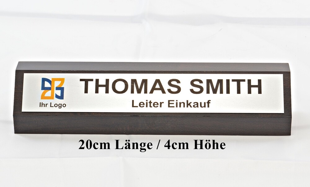 Produktbild von PATIKIL Lustiges Namensschild, Schreibtischschild, Aluminium
