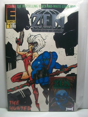 Zen Intergalactic Ninja #1 ~ Silver Foil~ Sealed with Card (1993, Entity) 9.4 NM