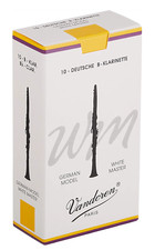 Vandoren White Master German Bb Clarinet Reeds / Non-Traditional Cut - 10 Per Bo