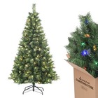 180 cm Künstlicher Weihnachtsbaum mit 250 LED Beleuchtung Tannenbaum Künstlich