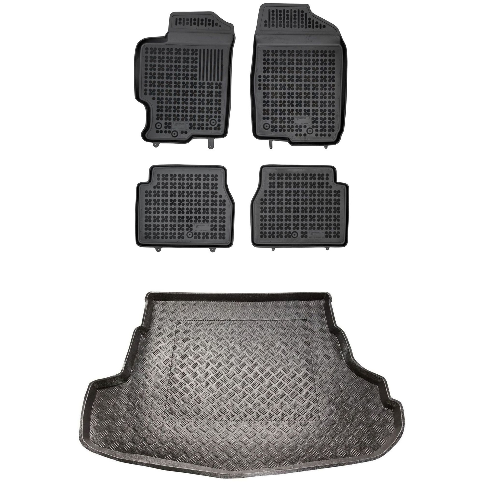 Tapis de sol et de coffre en PE pour Mazda 6 II contre la boue