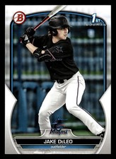 Jake DeLeo 2023 1st Bowman Draft ROOKIE CARD #BD-158 Miami Marlins FREE SHIP
