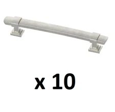 *10* Liberty Wrapped Square 5-1/16 in. Satin Nickel Cabinet Drawer Bar Pull