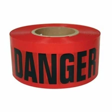 RK High-Visibility Safety Barricade Danger Tape, CautionTape 3" x 1000Feet 