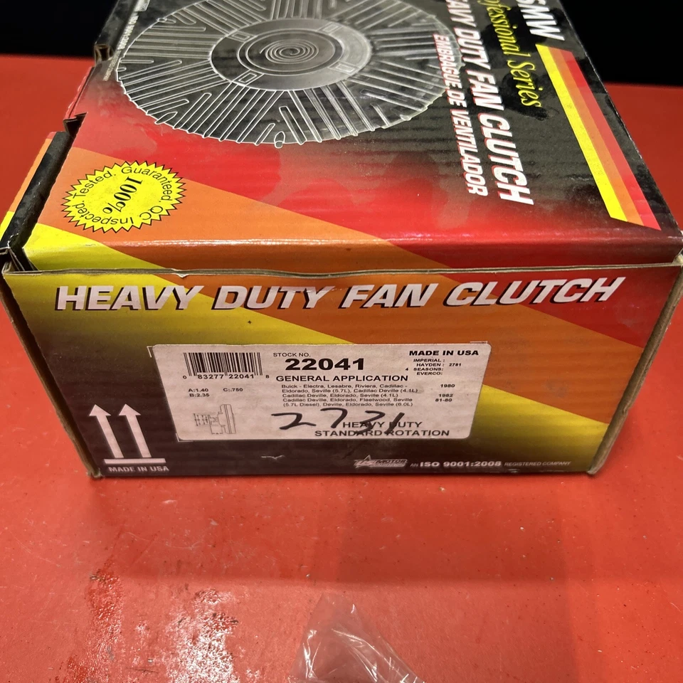 2731 embrague ventilador para Cadillac 1977-84 chasis comercial Sevilla V8 V6 1980 Foto 4 de 4