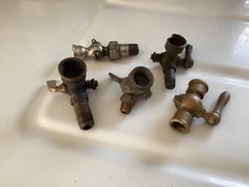 5 Vintage Brass Tractor Hit and Miss Engine Primer Cups