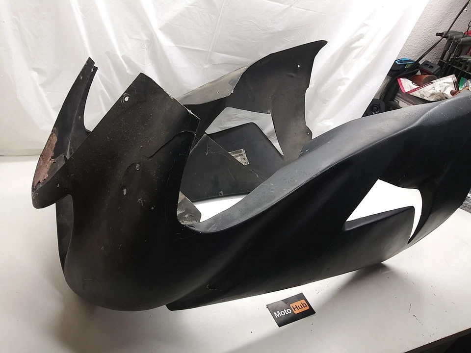 05-06 KAWASAKI NINJA ZX6R ZX636 HOTBODIES FIBERGLASS RACE UPPER BODYWORK FAIRING - Image 3 of 4