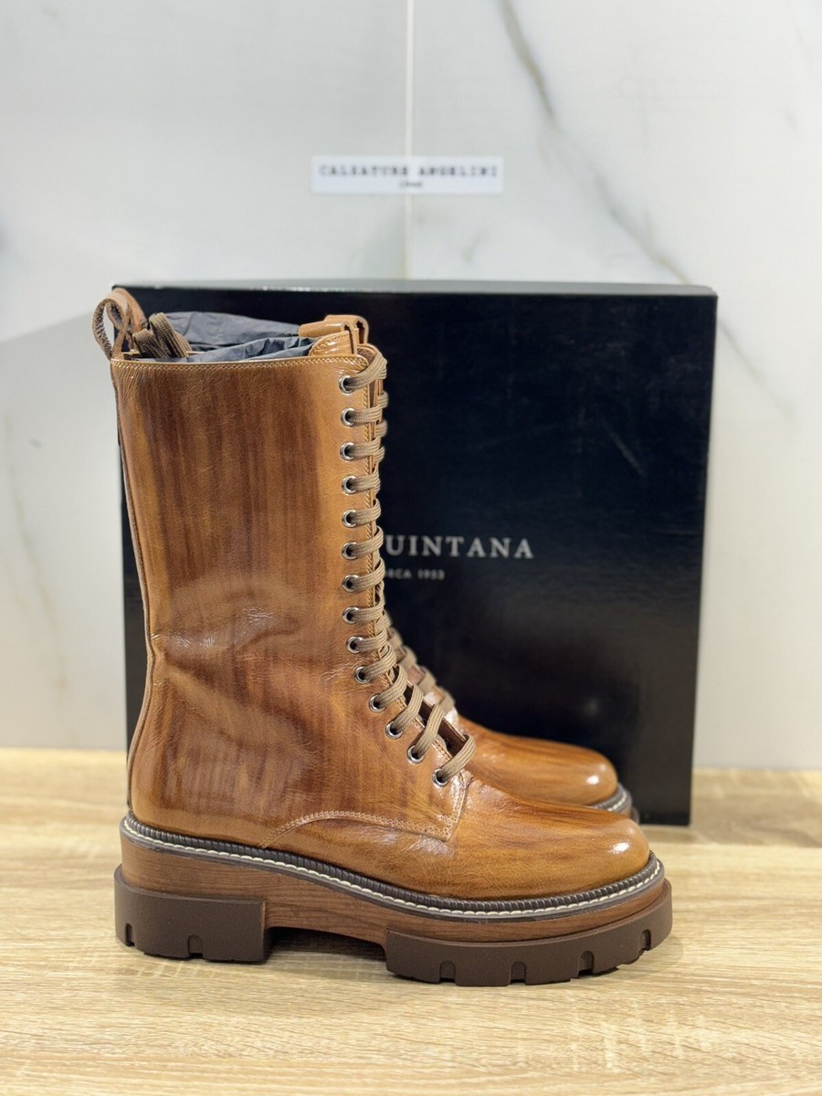 Pons Quintana Chaussures Femme Peau Cuir Compensé Luxury Botte 36