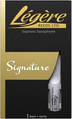 Légère Soprano Sax Signature 3.5 – Ancia Per Sax Soprano Sintetica, Professionale
