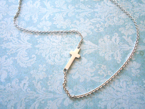 Sterling Silver Simplex Silpada Cross Necklace N2291 RE18-M
