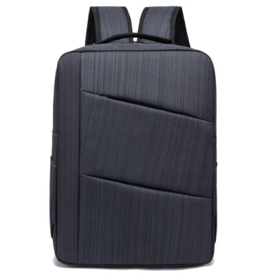 Men's Simple Plain Backpack Rucksack College Laptop Bag Unisex Boy Girls  UK