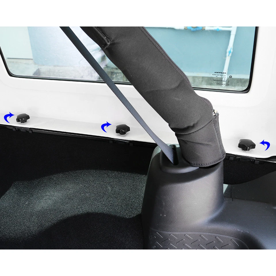 Inner Hardtop Quick Removal Bolts Thumb Screws for Jeep Wrangler 1995-2020 JK JL Foto 3 de 4