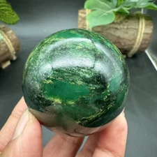 1pc Natural emerald Quartz Ball Crystal polished Sphere Healing energy gift 50mm