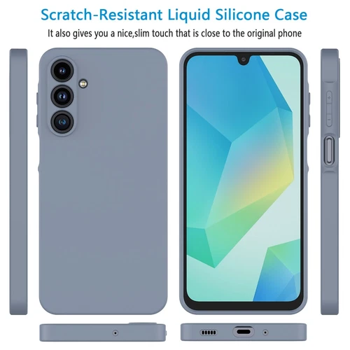 Für Samsung Galaxy A16 5G A15 A14 A13 Silikon Hülle Slim Cover + Displayschutz - Bild 9 von 41