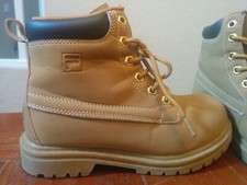 FILA Big Kid Boys Edgewater 12 Wheat/Gum Lace Up Boots Size 2