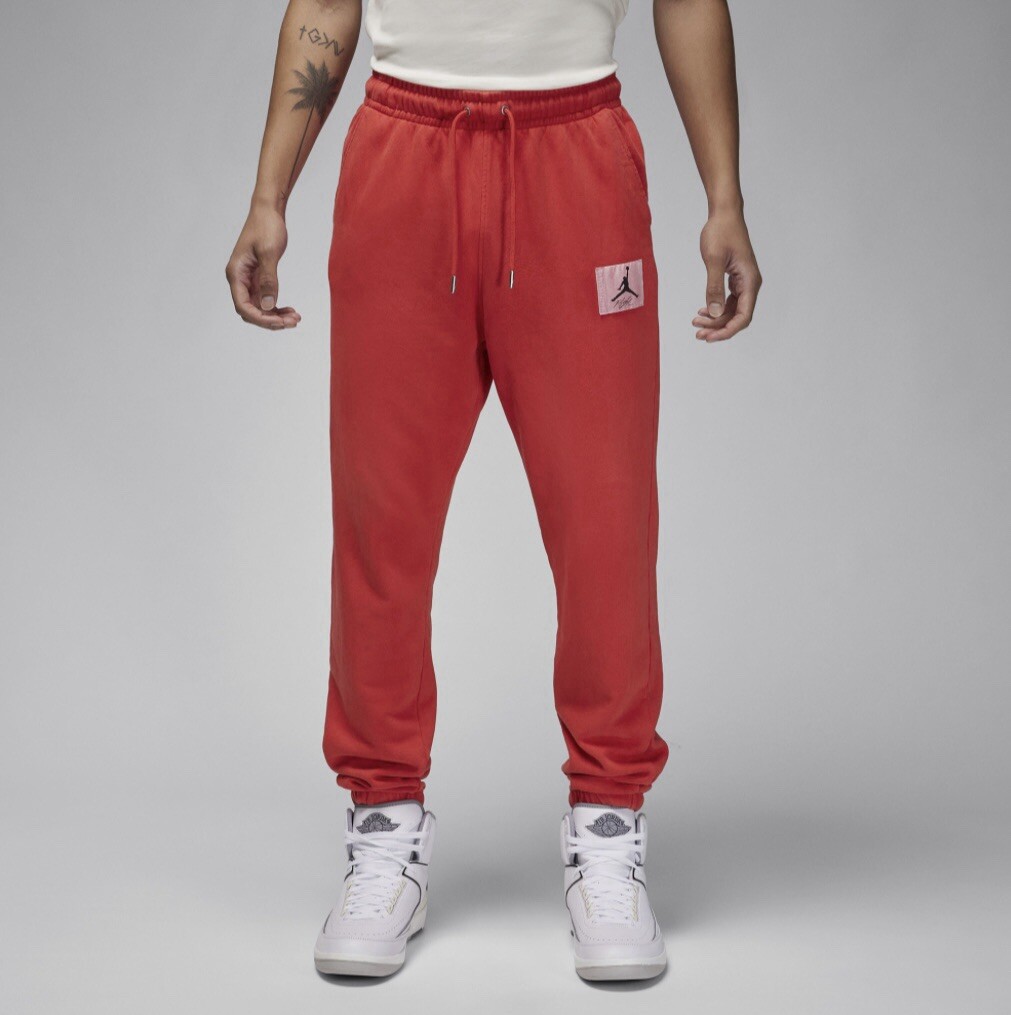 red air jordan joggers