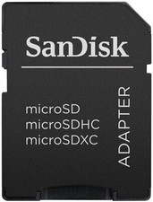SanDisk MicroSD to SD Memory Card Adapter MICROSD-Adapter 