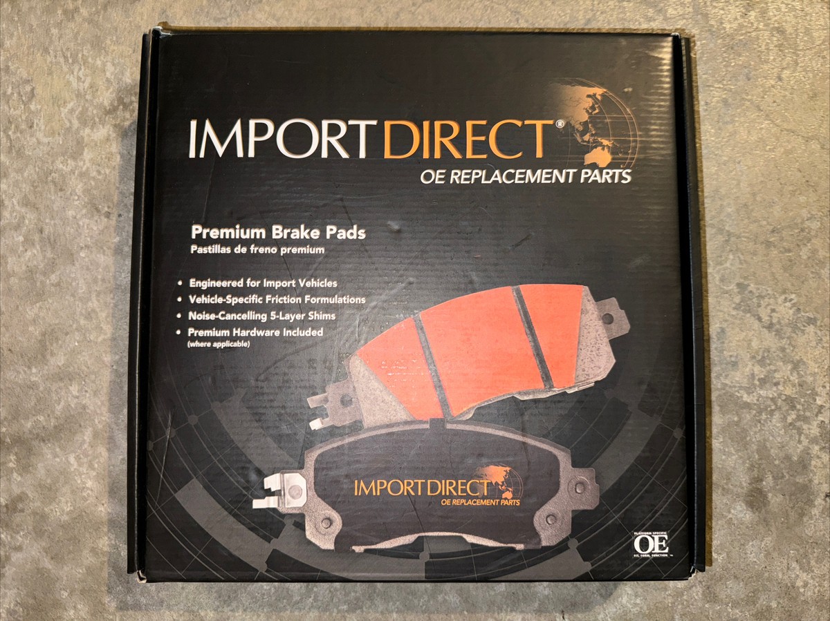 Import Direct Semi-Metallic Front Brake Pads - 213-1479 Fit Land