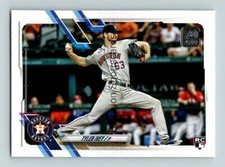 Tyler Ivey Topps Update Rookie Baseball Card 2021 Astros
