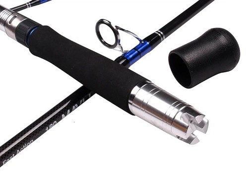 Silver-Rhino Saltwater Rod Carbon 30-50 LB Spinning Jigging Rod - Picture 2 of 10