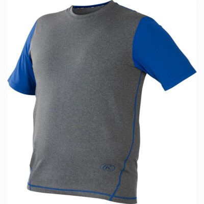 Rawlings Adult Hurler Performance Short Sleeve Shirt GRAY
