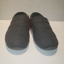 Deer Stags Mens Bearing Mule Slippers Dark Gray Round Toe Slip Ons 7M New 50