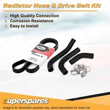 Radiator Hose + Gates Belt Kit for Subaru Liberty Outback BL BP 3.0L 2003-2004