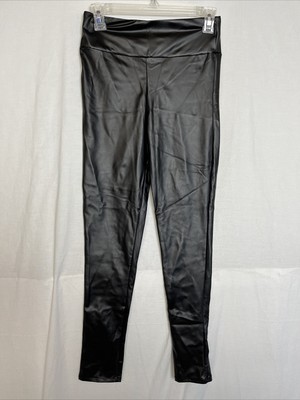 Forever 21 Black Faux Leather Leggings 