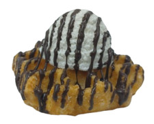 Display Fake Food Belgian Waffle Ala Mode