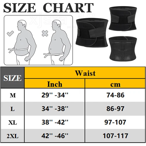 Back Brace Support Belt Breathable Double Pull Support Lumbar Lower Back Support - Picture 23 of 37