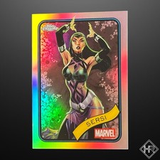 2025 Topps Chrome Marvel Refractor #77 Sersi