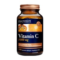 Doctor Life Vitamin C 1000 Mg Mit Wildrose Bioflavonoide 100 Kapseln