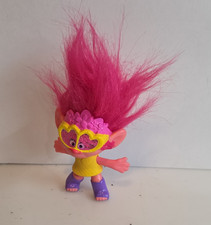 DreamWorks Troll Doll, Poppy, Pink Straight Hair, Glitter Glasses, Trolls