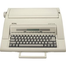 Royal Portable Electronic Typewriter With Memory an Display
