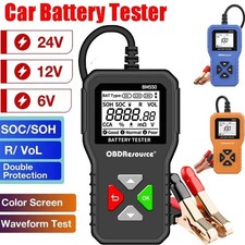 BM550 Car Battery Tester 6V 12V 24V Analyzer 100-2000 CCA Diagnostic Tool