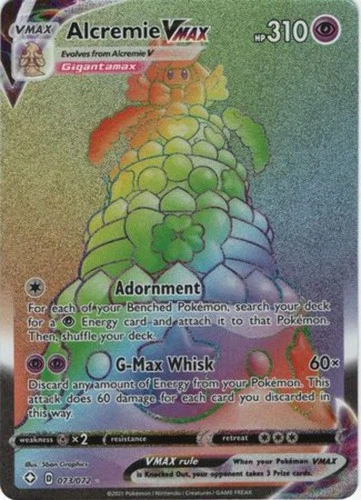 HYPER RARE Alcremie Vmax - 73/72 - Shining Fates