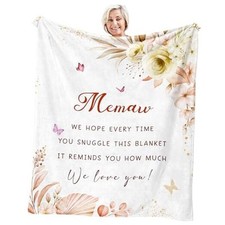 Memaw Gifts for Grandma - Gifts for Memaw - Grandma Gift from mew 60x50 inch