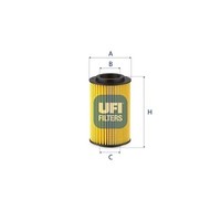 Ufi ÖLfilter 25.054.00 Filtereinsatz FüR Cruiser Pt Chrysler Crd