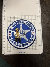 US Marshal Service, Operation Gun Smoke Authentic Collectible Patch