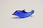 Cobalt Blue Glass Mini Dolphin Figurine Small Decorative — photo 3