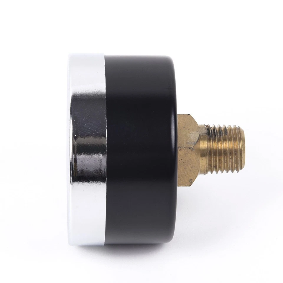 Manometer Mini Luft Metall Messgerät 0-14 Bar Werkzeug 0-14 bar Wasser 1/4" NPT - Bild 4 von 4