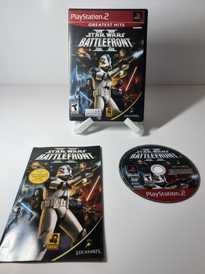 Star Wars Battlefront II PlayStation 2 (PS2) Manual Included