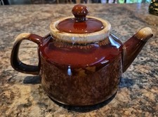 McCoy Teapot Brown Drip Glaze Tea Pot Pottery