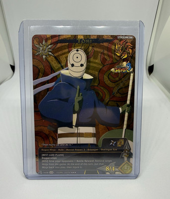 Bandai 2007 Naruto CCG Tobi #1638 ''Best Laid Plans'' Holofoil Card
