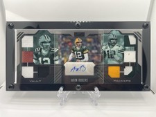 2022 Playbook Aaron Rodgers Veteran Vault  Tri-fold Booklet #’d /25 Packers