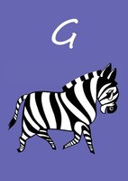Zebra Malbuch/Notizbuch/Tagebuch Din A4
