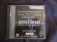 KORG WPC-19ex Wavestation EXK-WS Tekstury filmu Performance Data Pcm Karta pamięci