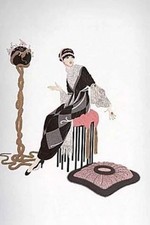 Erte "HARMONY" original signed numbered XCV/CL framed, serigraph