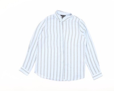 New Look Basic-Knopfleiste Damen UK Größe 10 blau